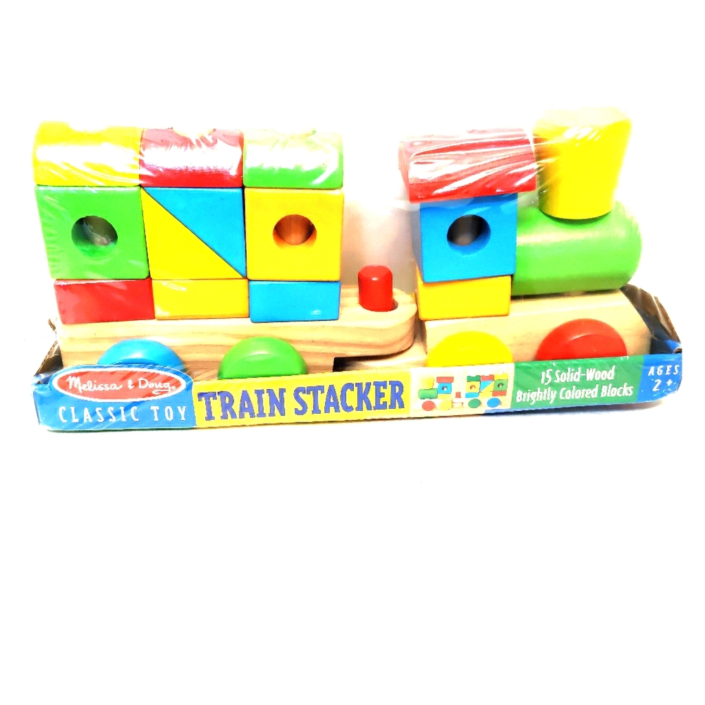 Toy ~ Melissa and Doug Classic ~ Train Stacker